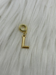 Charms para pulsera letra L
